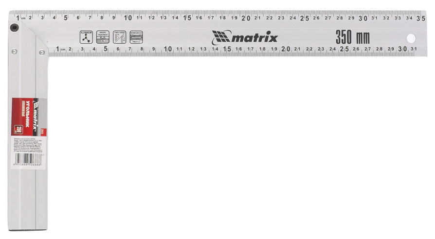 Угольник столярный MATRIX 32473 штангенциркуль столярный matrix 31611