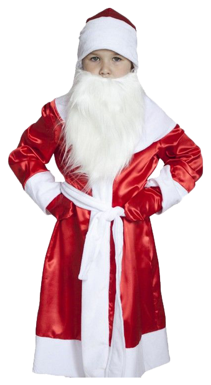 Карнавальный костюм Бока Дед Мороз, цв. красный р.104 фигурка дед мороз малый красный 21х34см