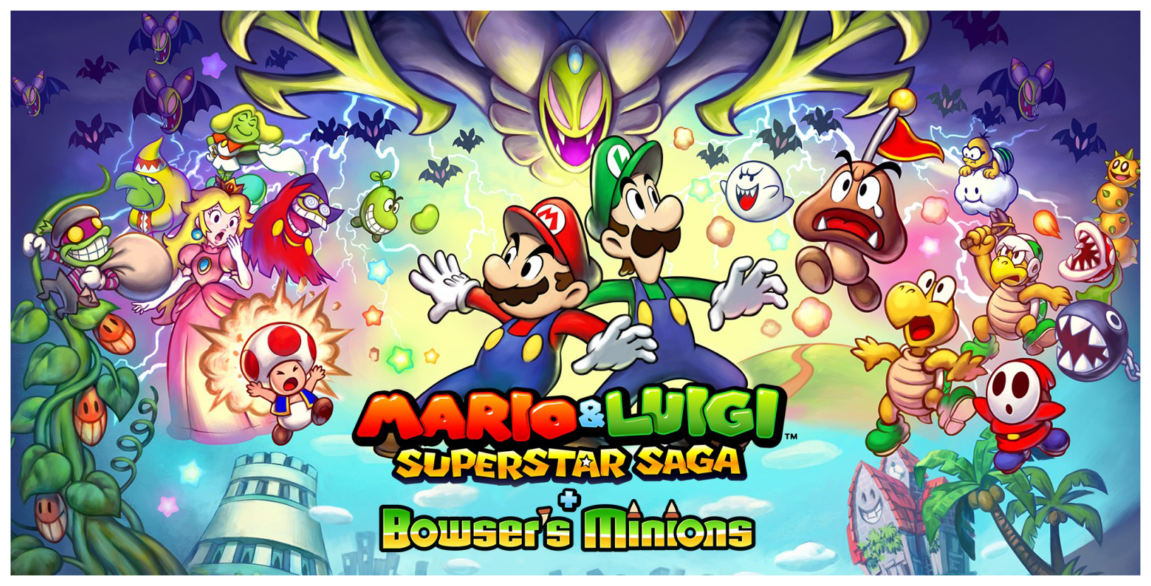 Игра Mario & Luigi: Superstar Saga + Bowser's Minions для Nintendo 3DS
