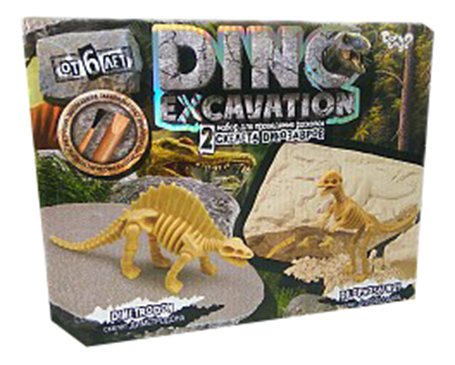 Набор для раскопок Диметродон и Дилофозавр Danko Toys