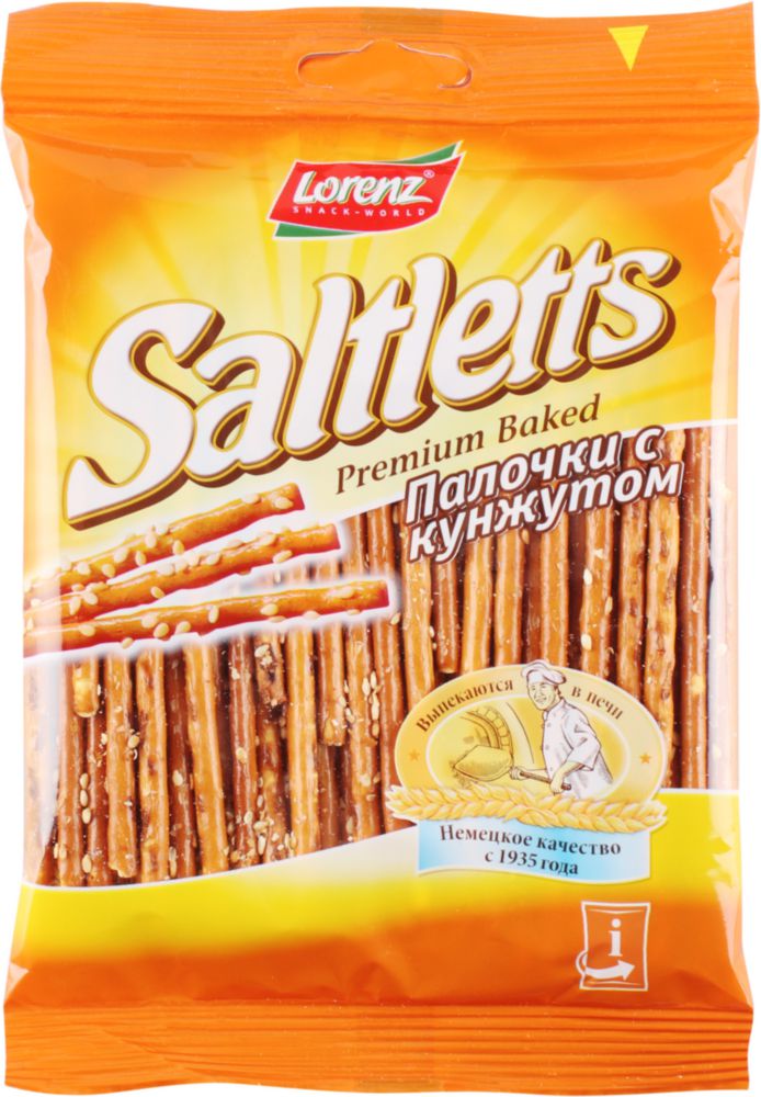 фото Палочки lorenz с кунжутом 60 г saltletts