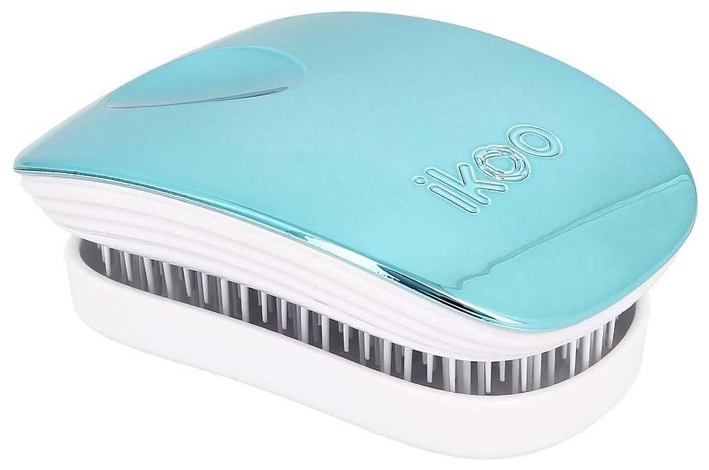 фото Расческа ikoo brush metallic pocket white pacific