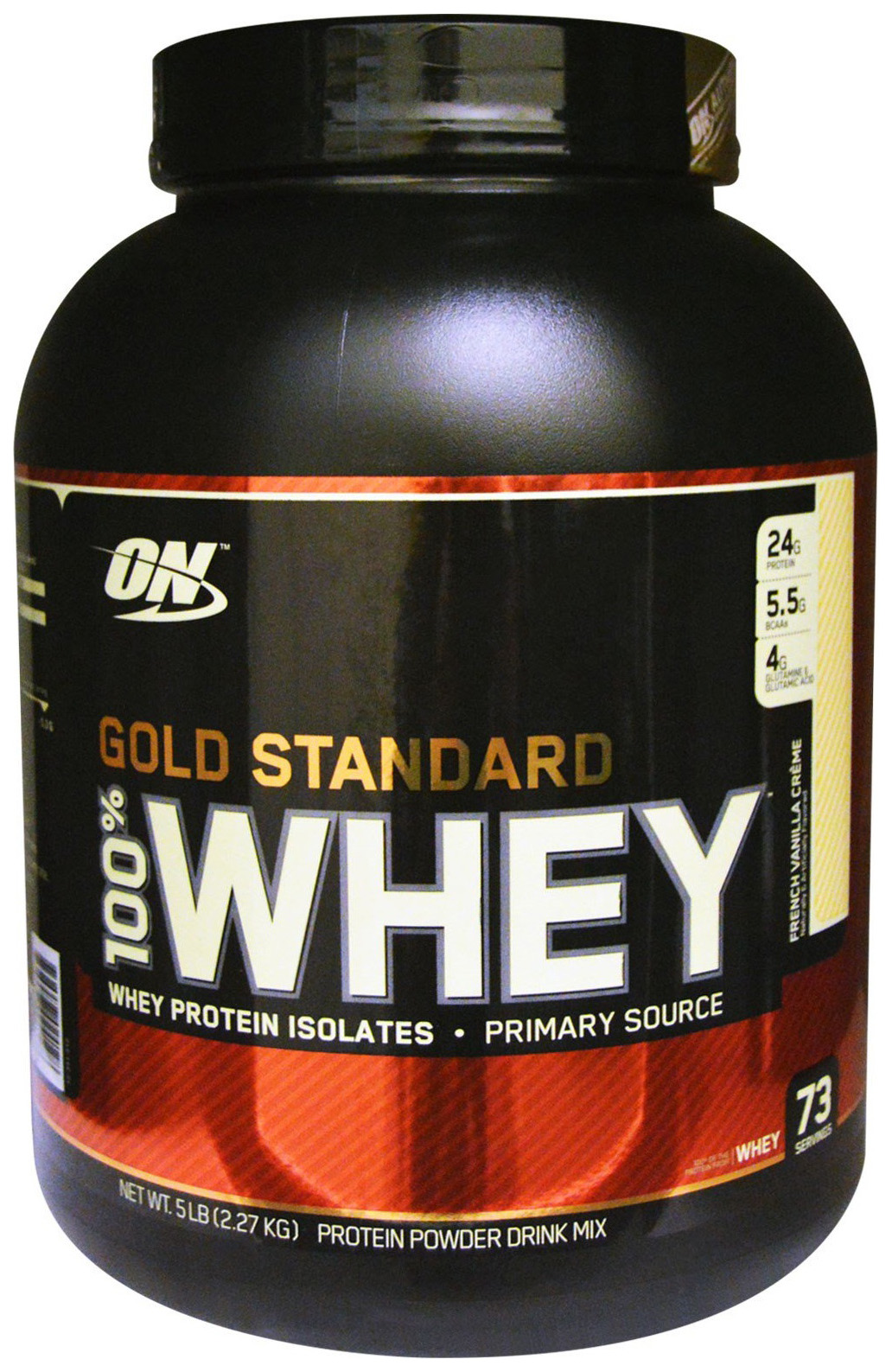 фото Протеин optimum nutrition 100% whey gold standard, 2270 г, french vanilla creme