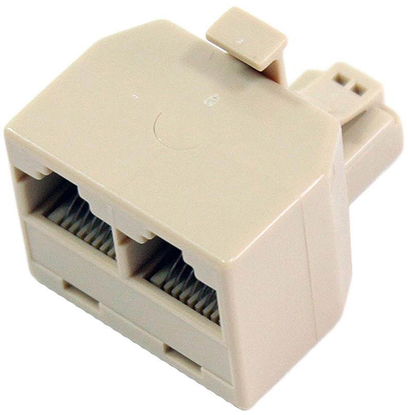 

Переходник VCOM RJ45-2xRJ45, F-F White (VTE7714), VTE7714