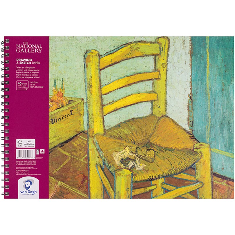 

Альбом для зарисовок Van Gogh National Gallery, А3, 40 листов