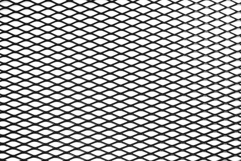 фото Сетка в бампер автомобиля dollex 120х20см,чёрный,алюминий,ячейки 16х6мм,dks-124