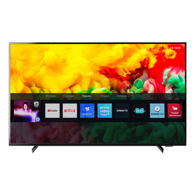 фото Led телевизор 4k ultra hd philips 55pus6704/60