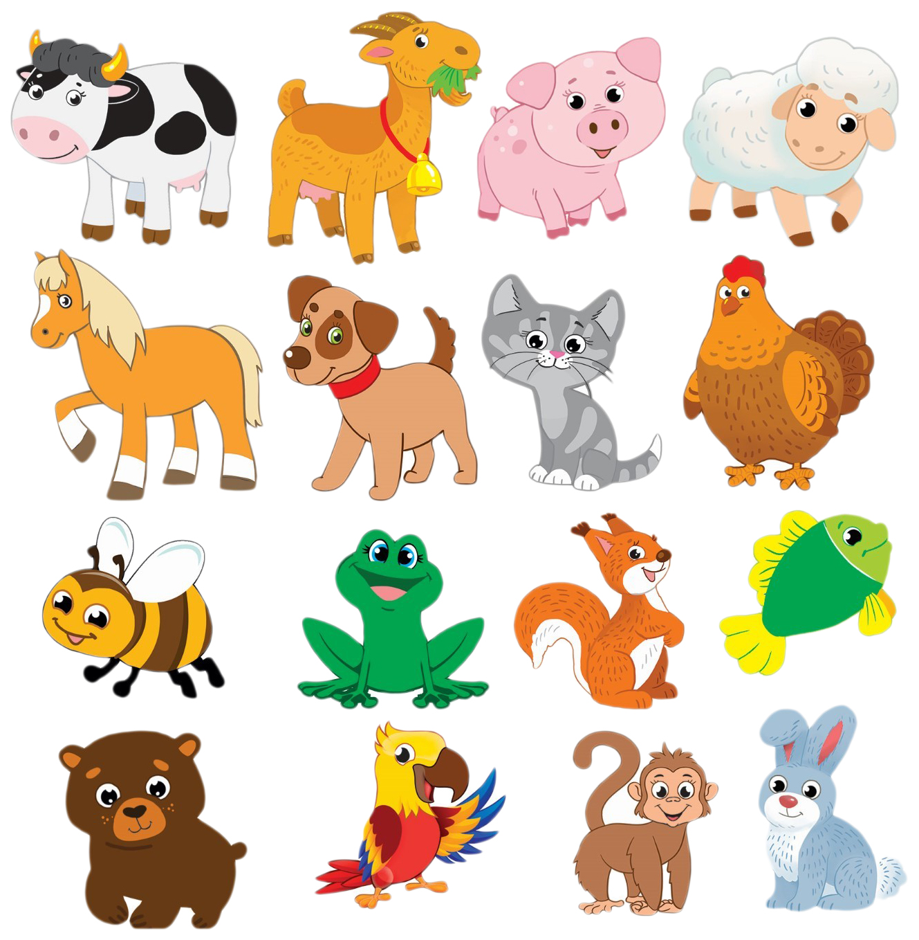 Животные обучающие для детей. Для детей. Животные. Животные для малышей. Цветные животные для детей. Животные для дошкольников.