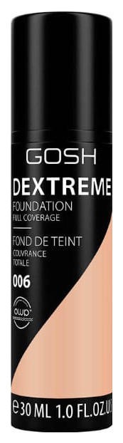 фото Тональный крем gosh dextreme full coverage foundation 006 honey 30 мл gosh copenhagen