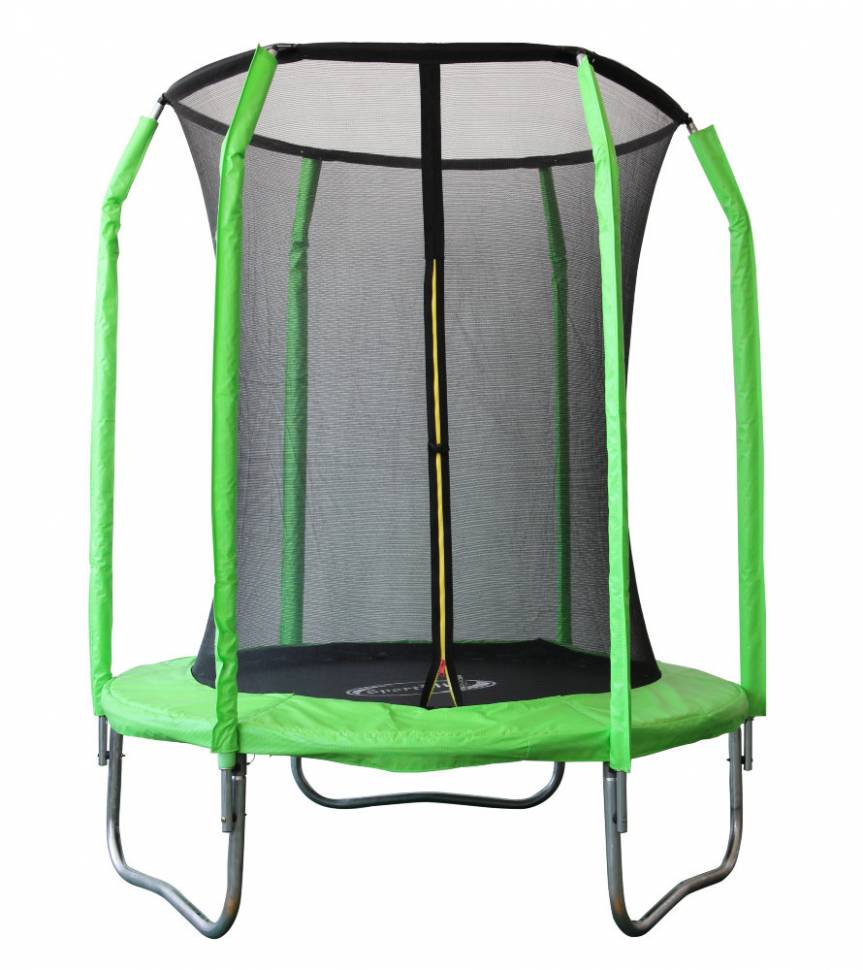 фото Батут sportelite gb30201-6ft с сеткой 183 см, black/green