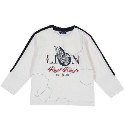 

Лонгслив Chicco Lion для мальчиков р.98 цв.белый, 9006833