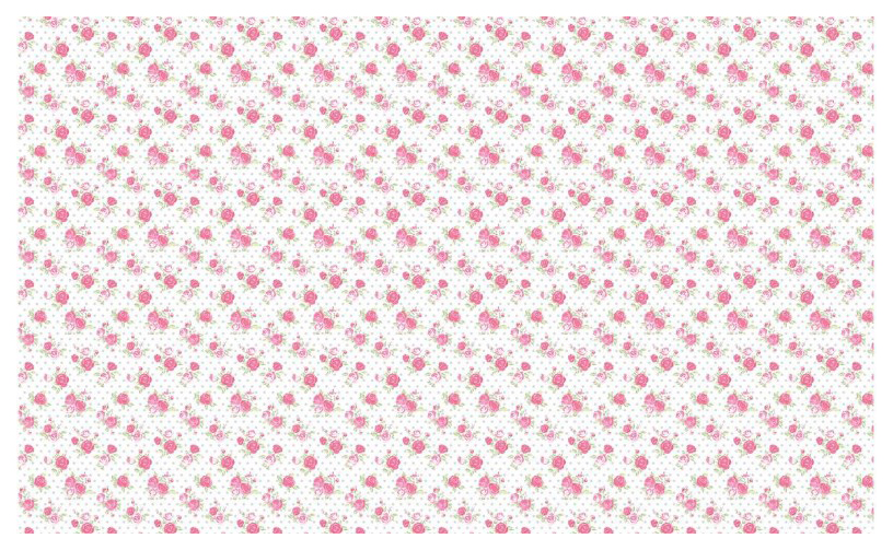 

Упаковочная бумага "Розы на белом", 70x100 см