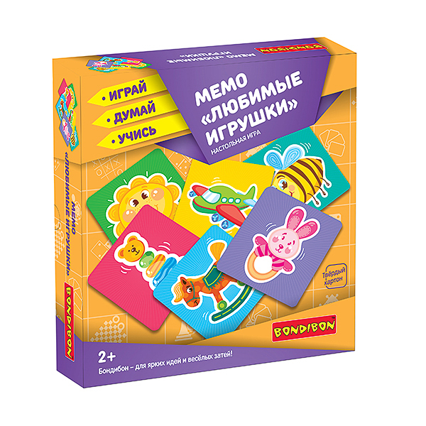 Настольная игра Bondibon Мемо. Любимые игрушки