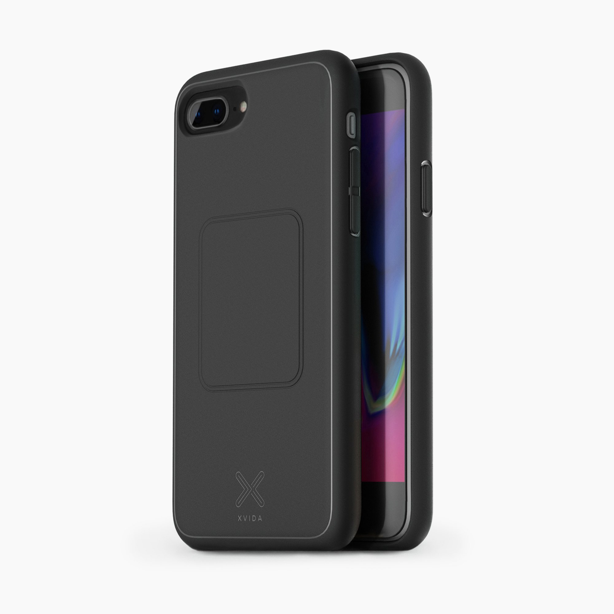 фото Чехол магнитный для беспроводной зарядки xvida charging case для iphone x black