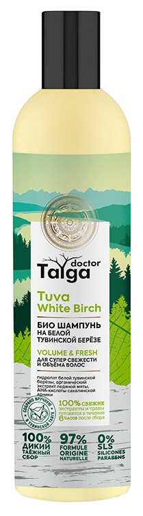 фото Шампунь natura siberica doctor taiga освежающий 400 мл