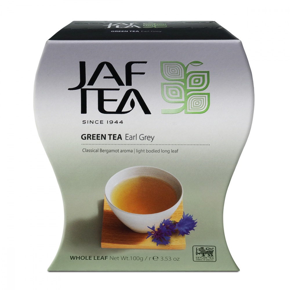 Чай Jaf Tea Earl Grey зеленый с бергамотом 100 г 300₽