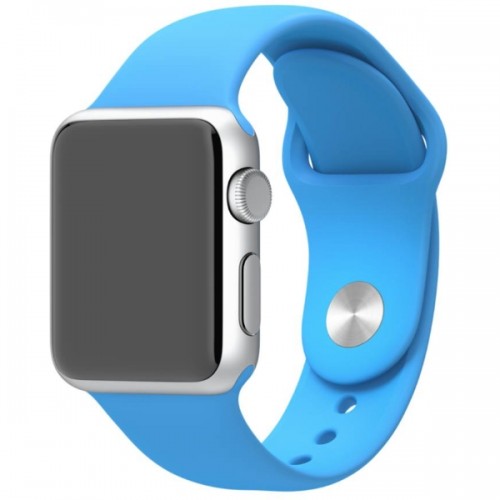 фото Ремешок для смарт-часов sport premium для apple watch 42-44mm blue nobrand