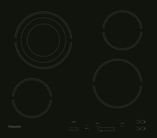 

Встраиваемая электрическая панель Hotpoint-Ariston HR 607 B, HR 607 B