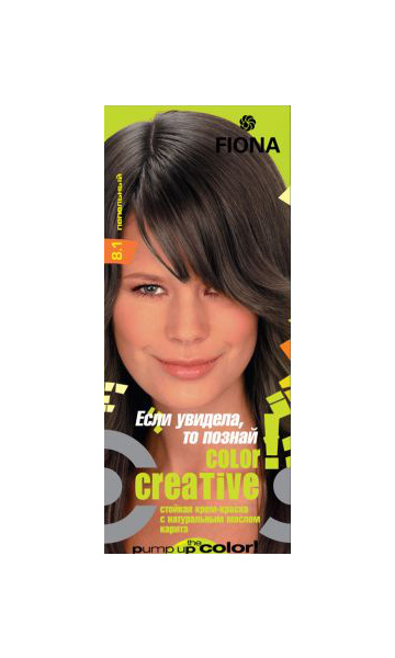Краска для волос FIONA Creative color тон 8.1 Пепельный