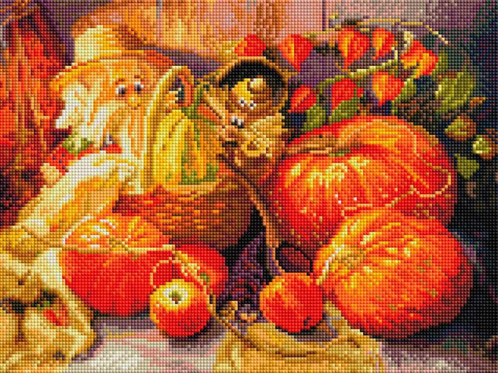 

Алмазная вышивка Белоснежка Домовые, 30x40 см, Домовые