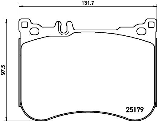 

Комплект тормозных колодок Hella 8DB355020581