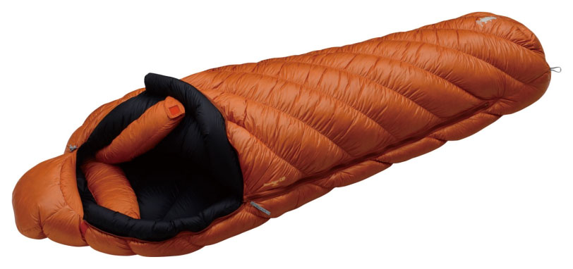 фото Спальный мешок montbell down hugger 800 оранжевый, левый