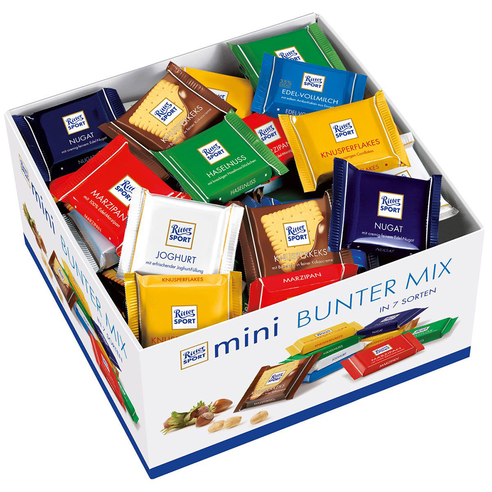 Набор мини-шоколада Ritter Sport bunter mix 1400 г