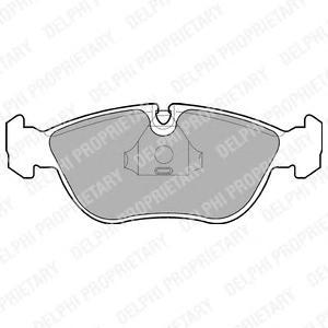 

Комплект тормозных колодок Delphi LP839