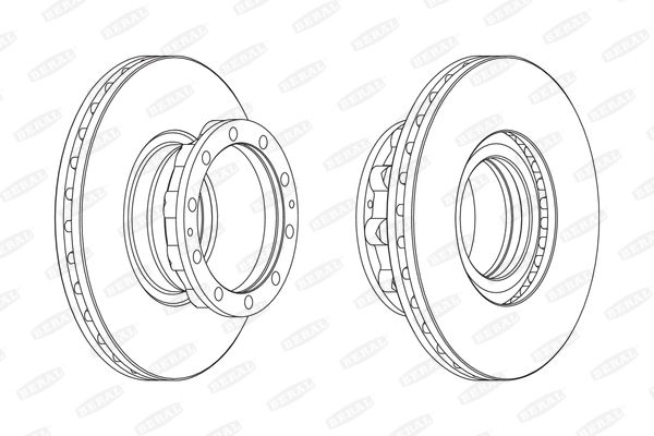 фото Тормозной диск beral bcr272a