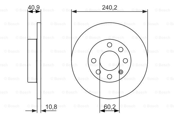 фото Тормозной диск bosch 0986479959