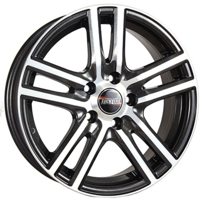 

Колесный диск Tech Line R16 6.5J PCD5x112 ET38 D57.1 WHS117904, Серебристый;черный