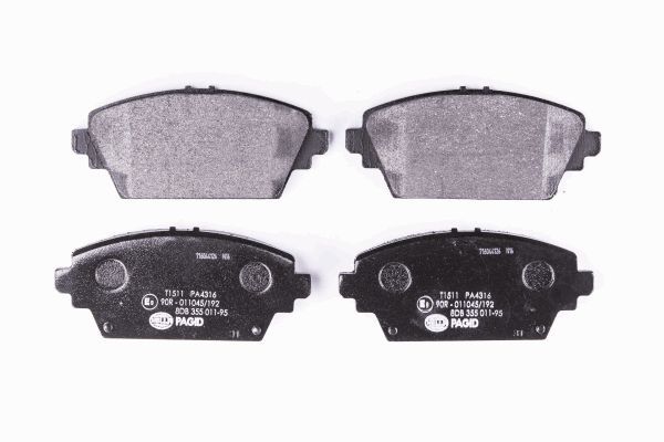

Комплект тормозных дисковых колодок HELLA 8DB 355 011-951