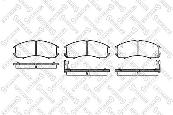 

Тормозные колодки Stellox дисковые 284002SX