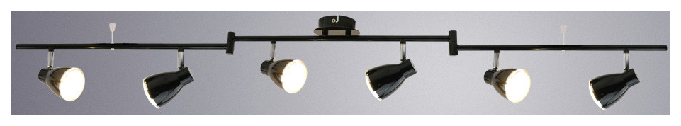 

Спот Arte Lamp A6008PL-6BK led