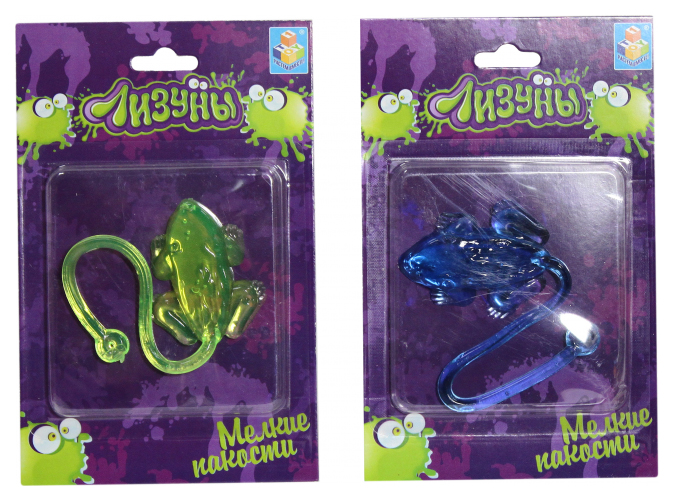 

Лизуны 1TOY звери 6х4+15 см 36 штук Т56314