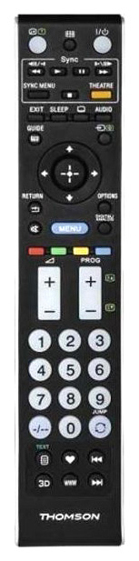 

Универсальный пульт Thomson ROC1128SON Черный (00132675), ROC1128SON