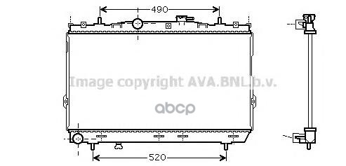 фото Радиатор системы охлаждения ava quality cooling hy2104