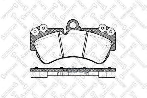 

Комплект тормозных колодок Stellox 1005000BSX