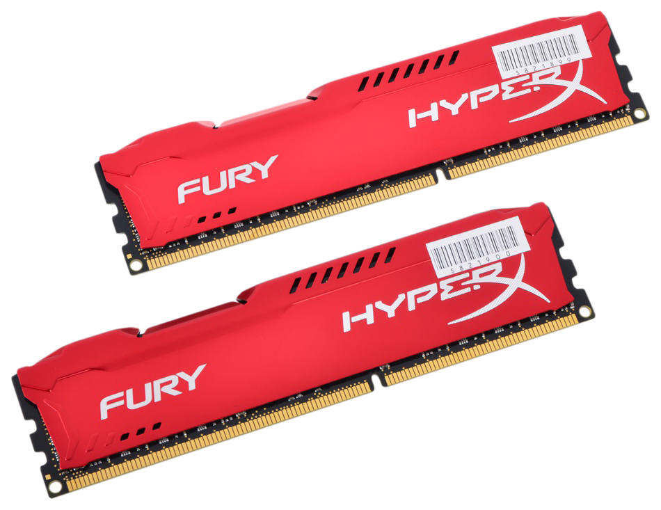 

Оперативная память HyperX FURY HX318C10FRK2/16, HyperX FURY Red
