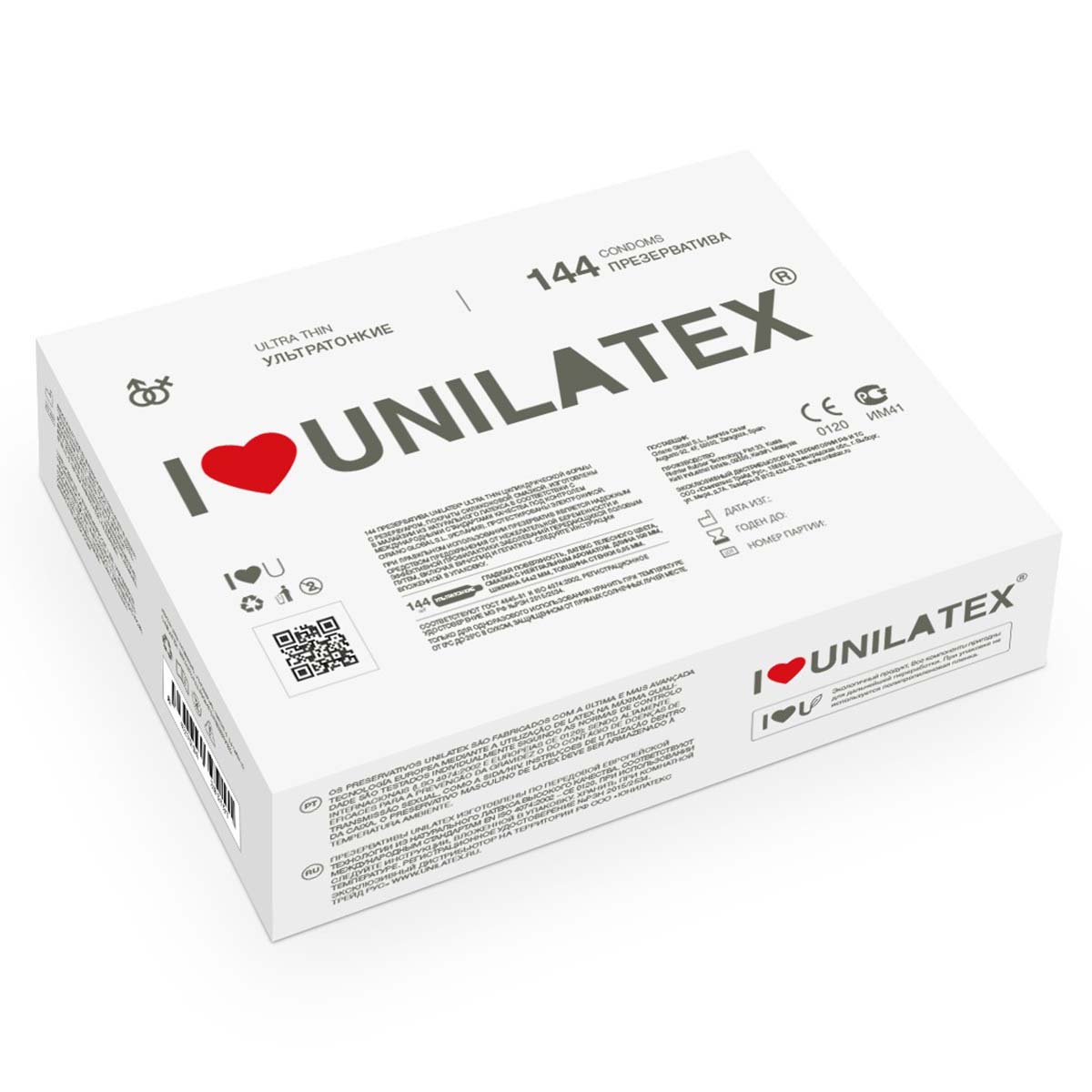Ultra Thin, Презервативы Unilatex Ultrathin 144 шт.  - купить со скидкой