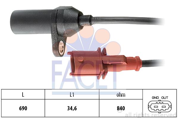 

Датчик автомобильный Facet 9.0356