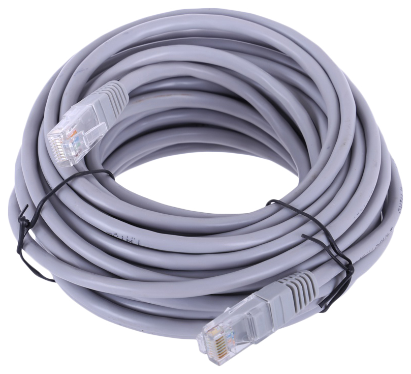 фото Кабель telecom rj45-rj45, m-m 10м grey (na102-10m)