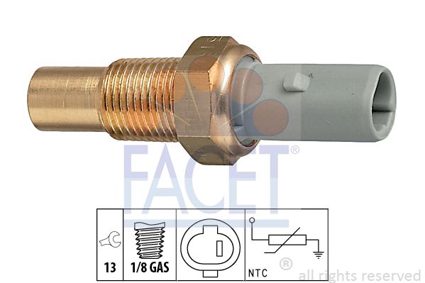 Датчик температуры охлаждающей жидкости FACET 7.3184