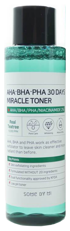 фото Тоник для лица some by mi aha bha pha 30 days miracle toner 150 мл