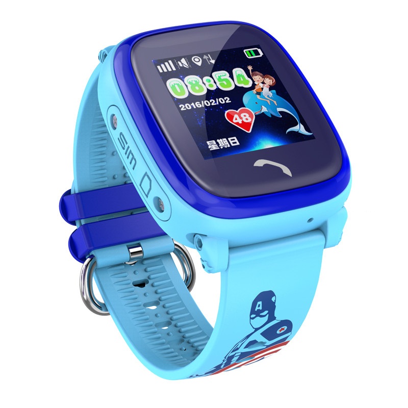 фото Детские смарт-часы smart baby watch w9 blue/blue