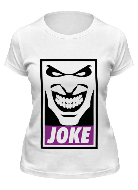 

Футболка женская Printio Джокер (joke) белая M, Джокер (joke)