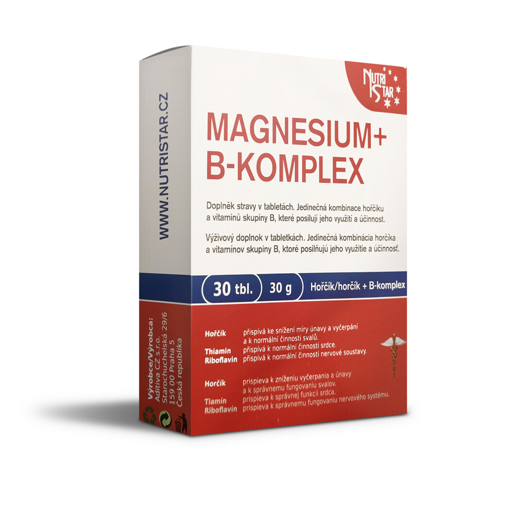Купить Магний В Nutristar Magnesium B-Komplex капсулы 30 г 30 шт.