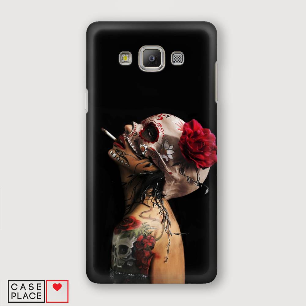 

Чехол Awog "Девушка с черепом" для Samsung Galaxy A3, 20120-7