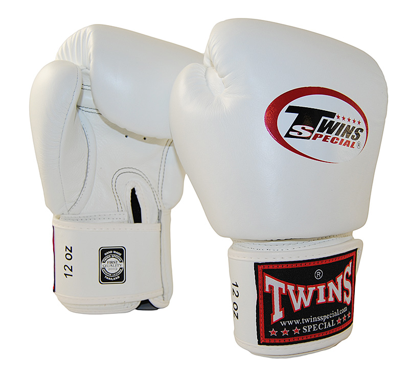 Перчатки боксерские Twins BGVL-3 White 16 oz