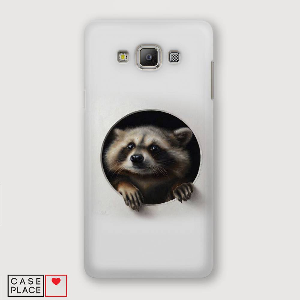 

Чехол Awog "Любопытный енот" для Samsung Galaxy A3, 20120-1
